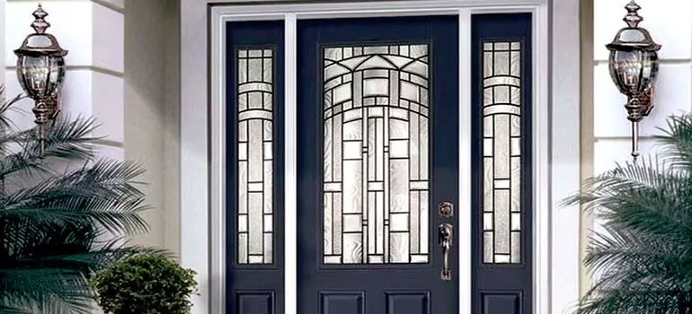 Stained Glass Door Panels in Foster City, CA